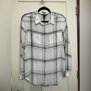 Flannel Sheer blouse